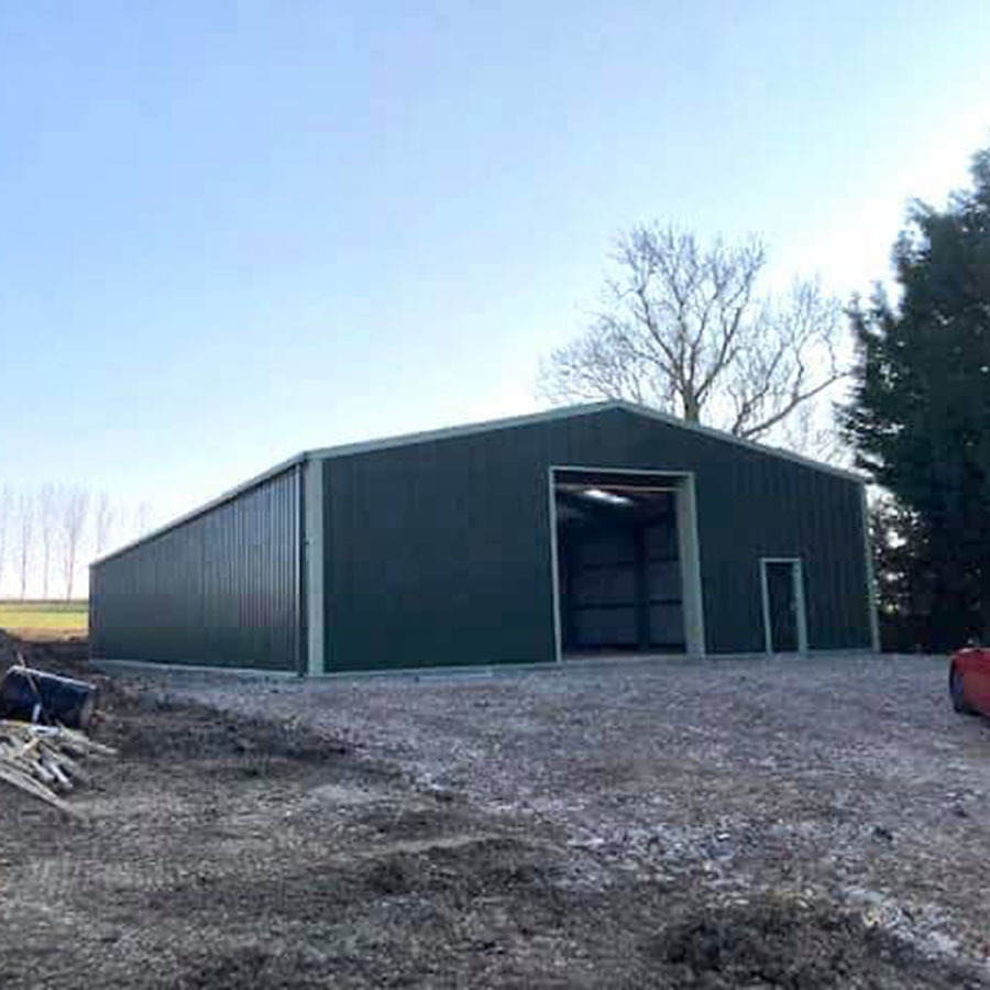 Insulated Industrial Steel Framed Building